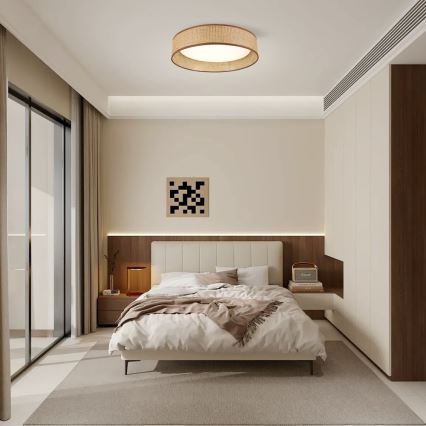 Immax NEO 07288L - LED+CCT ściemnialna lampa sufitowa LONA LED/36W/230V 3000-6000K Wi-Fi Tuya śr. 45,5 cm + zdalne sterowanie