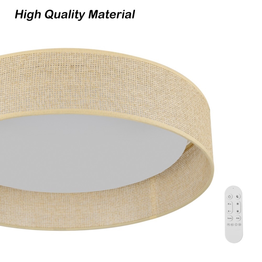 Immax NEO 07289L - LED+CCT ściemnialna oprawa sufitowa LONA LED/36W/230V 3000-6000K Wi-Fi Tuya śr. 45,5 cm + pilot zdalnego sterowania