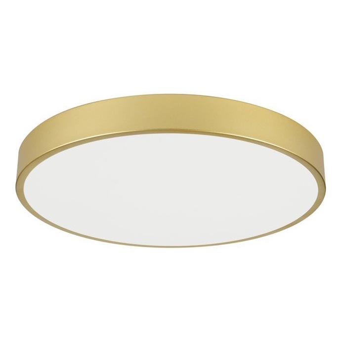 Immax NEO 07293L - LED ściemnialna lampa sufitowa NEO LITE SEMPLICI LED/60W/230V 3000–6000K, średnica 60 cm, Wi‑Fi Tuya, złota + pilot zdalnego sterowania