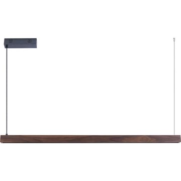 Immax NEO 07300L - Żyrandol LED ściemnialny na przewodzie MADEIRA LED/26W/230V Wi-Fi Tuya 122 cm orzech + pilot zdalnego sterowania