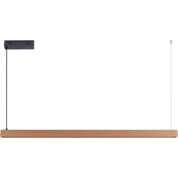 Immax NEO 07303L - ściemnialny żyrandol LED na lince MADEIRA LED/26W/230V Wi-Fi Tuya 122 cm dąb + pilot zdalnego sterowania