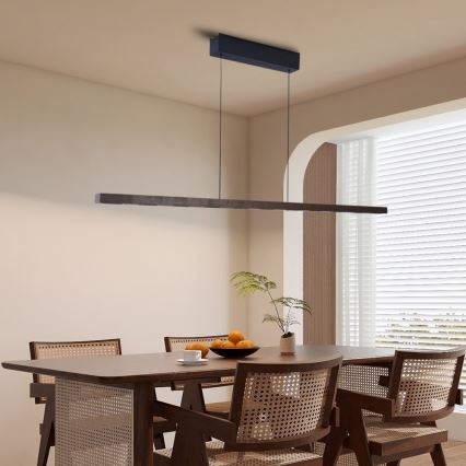 Immax NEO 07309L - LED ściemnialny żyrandol na linkach z czujnikiem MADEIRA LED/37W/230V 157 cm orzech