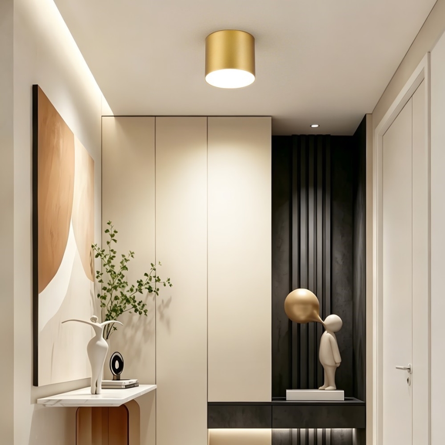 Immax NEO 07318L - ściemnialna lampa sufitowa RONDATE LED/32W/230V, śr. 16,5 cm, Wi-Fi Tuya, złota