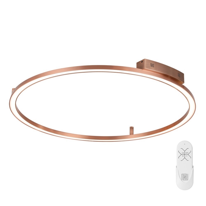 Immax NEO 07325-120C - LED ściemnialna oprawa sufitowa FINO LED/72W/230V 120 cm Tuya różowe złoto + pilot zdalnego sterowania