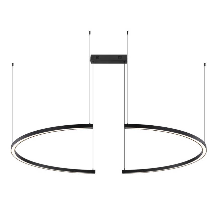 Immax NEO 07329L - LED ściemnialna lampa wisząca na lince FINO LED/72W/230V 120 cm Tuya czarna + pilot zdalnego sterowania