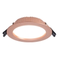 Immax NEO 07330L - ściemnialna oprawa wpuszczana DOWN LED/12W/230V Wi-Fi Tuya, śr. 12 cm, różowe złoto