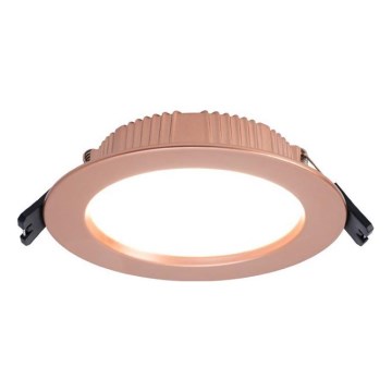 Immax NEO 07330L - ściemnialna oprawa wpuszczana DOWN LED/12W/230V Wi-Fi Tuya, śr. 12 cm, różowe złoto