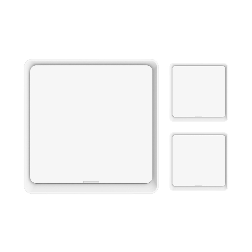 Immax NEO 07506C - SET 3x Przełącznik 1-przycisk SMART 3xCR2430 Zigbee 3.0 Tuya