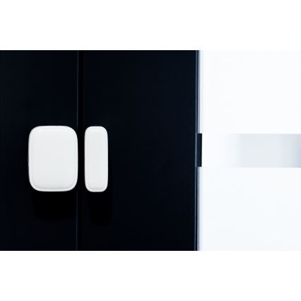 Immax NEO 07511L - ZESTAW 2x Magnetyczny czujnik okienny i drzwiowy SMART 1xCR2032  Zigbee Tuya