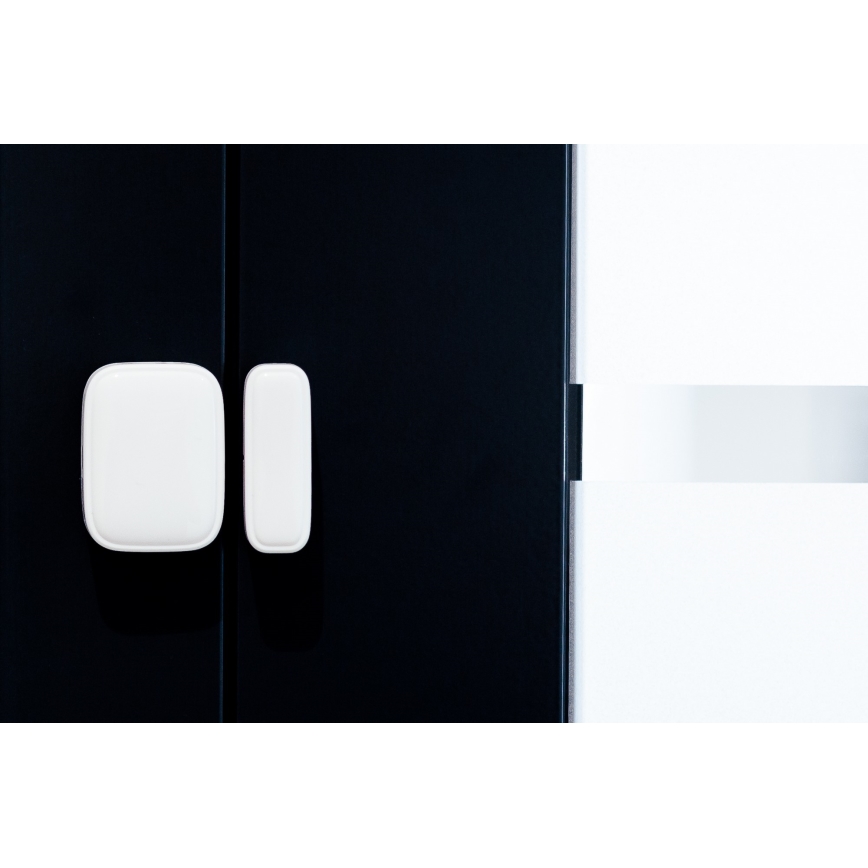 Immax NEO 07511L - ZESTAW 2x Magnetyczny czujnik okienny i drzwiowy SMART 1xCR2032  Zigbee Tuya