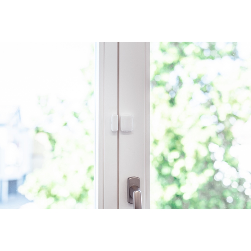 Immax NEO 07511L - ZESTAW 2x Magnetyczny czujnik okienny i drzwiowy SMART 1xCR2032  Zigbee Tuya