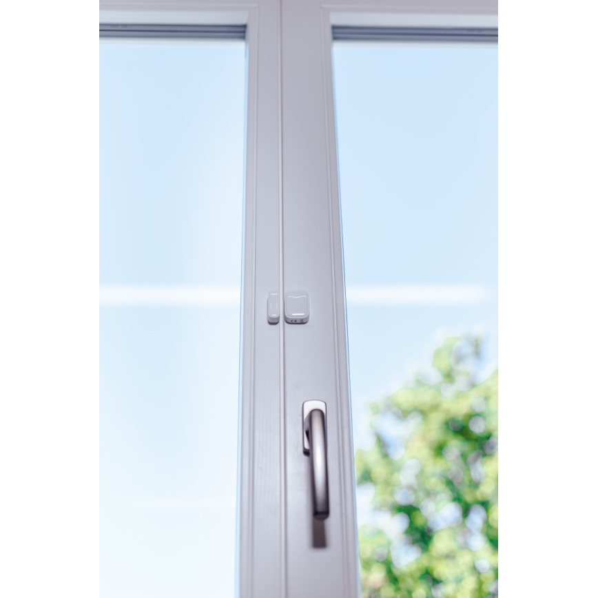 Immax NEO 07511L - ZESTAW 2x Magnetyczny czujnik okienny i drzwiowy SMART 1xCR2032  Zigbee Tuya