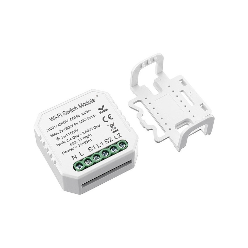 Immax NEO 07516L - Inteligentny kontroler NEO LITE V3 2-guzikowyWi-Fi Tuya
