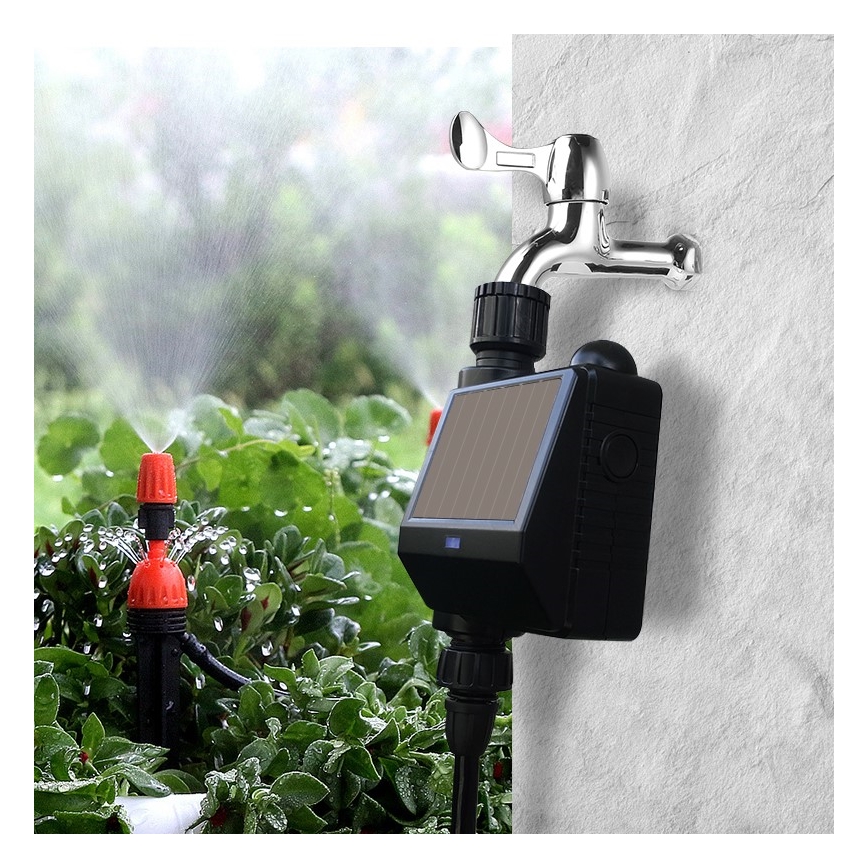 Immax NEO 07525L - Irrigation valve + soil moisture czujnik 2xAA IP65 Tuya