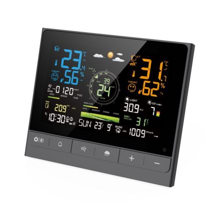Immax NEO 07528L - Profesjonalna stacja pogodowa 7 w 1 NEO LITE SMART 5V/2xAAA + 3xAA