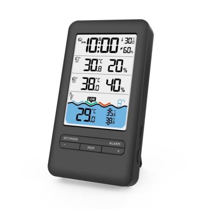 Immax NEO 07529L - Inteligentny czujnik temperatury basenu +2x czujnik temperatury i wilgotności wewnętrznej Wi-Fi Tuya