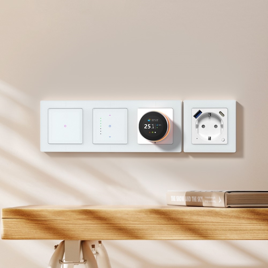 Immax NEO 07538L - SMART włącznik 1-przyciskowy 230V Wi‑Fi Tuya