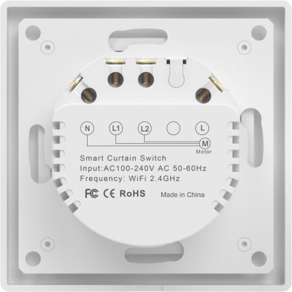 Immax NEO 07540L - Inteligentny włącznik do sterowania żaluzjami i roletami 230 V z łącznością Wi‑Fi i kompatybilnością Tuya