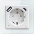 Immax NEO 07553L - Inteligentne gniazdko E 16A/230V + 1xUSB-A+1xUSB-C PD 20W Tuya