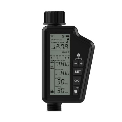 Immax NEO 07556L - Zawór nawadniający 4xAA IP65 Wi-Fi Tuya