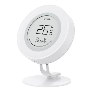 Immax NEO 07557L - Inteligentny czujnik temperatury i wilgotności 1xCR2430 Tuya