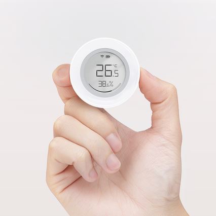 Immax NEO 07557L - Inteligentny czujnik temperatury i wilgotności 1xCR2430 Tuya