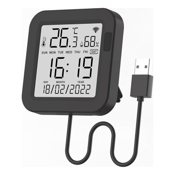 Immax NEO 07559L - Sterownik z czujnikiem temperatury i wilgotności 5V Wi-Fi