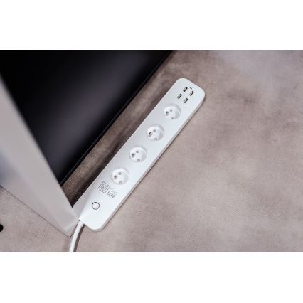 Przedłużacz NEO LITE Smart 4AC + 4USB