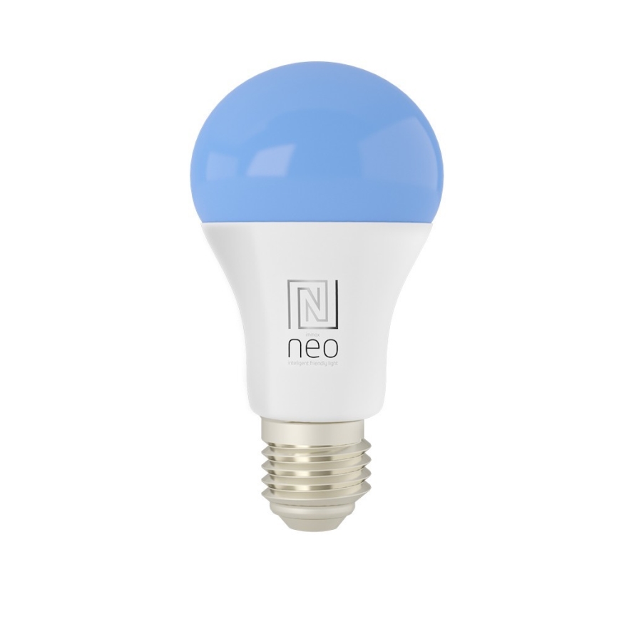 Immax NEO 07712L - LED RGB+CCT Żarówka ściemnialna NEO LITE Smart E27/9W/230V Wi-Fi Tuya 2200 - 6500K