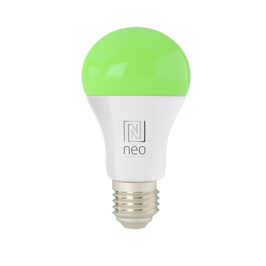 Immax NEO 07712L - LED RGB+CCT Żarówka ściemnialna NEO LITE Smart E27/9W/230V Wi-Fi Tuya 2200 - 6500K