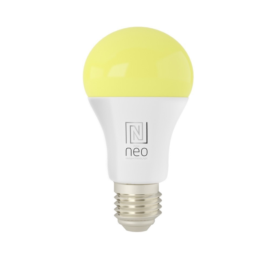 Immax NEO 07712L - LED RGB+CCT Żarówka ściemnialna NEO LITE Smart E27/9W/230V Wi-Fi Tuya 2200 - 6500K