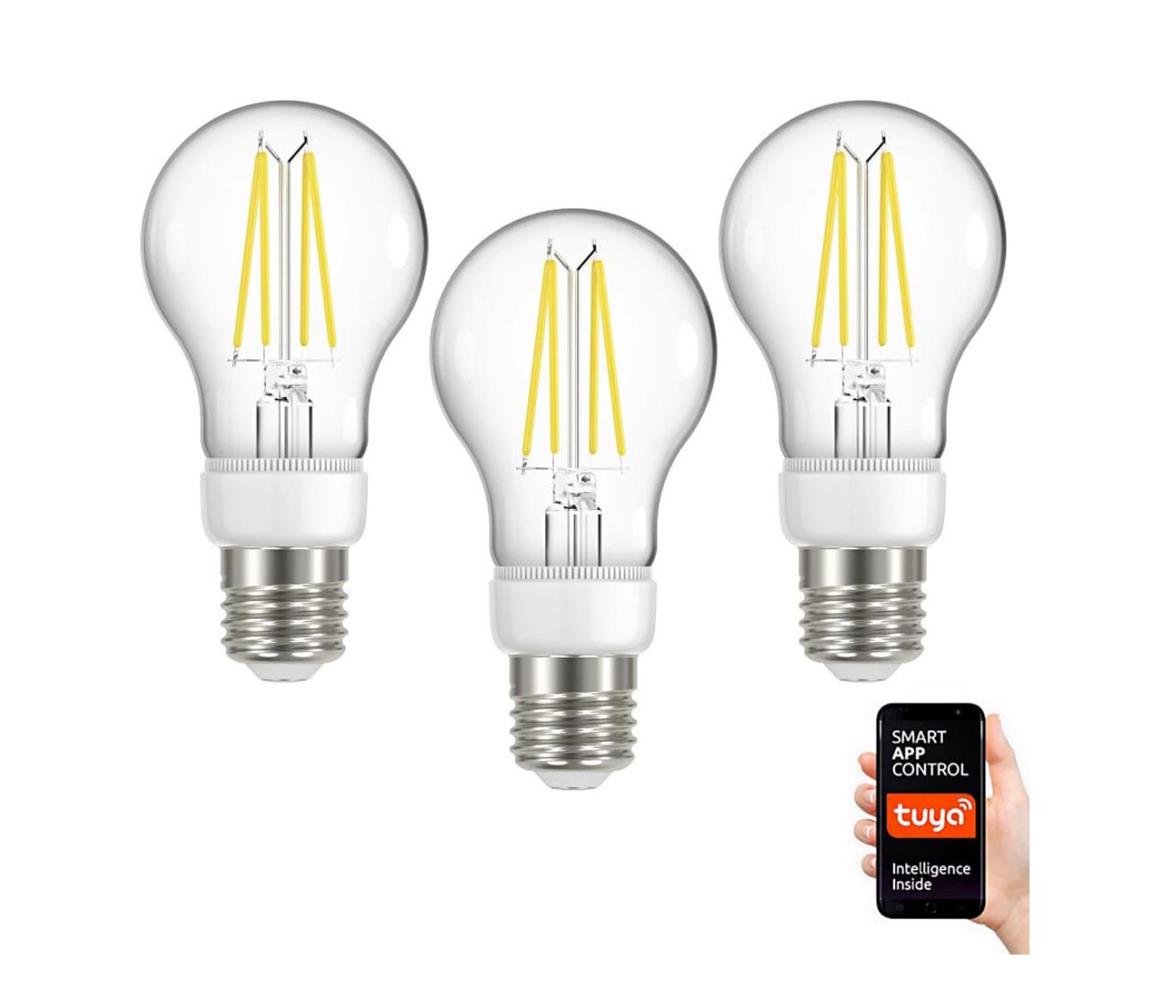 NEO 07713C-SET 3x LED Ściemniana żarówka NEO LITE E27/7W/230V Wi-Fi Tuya