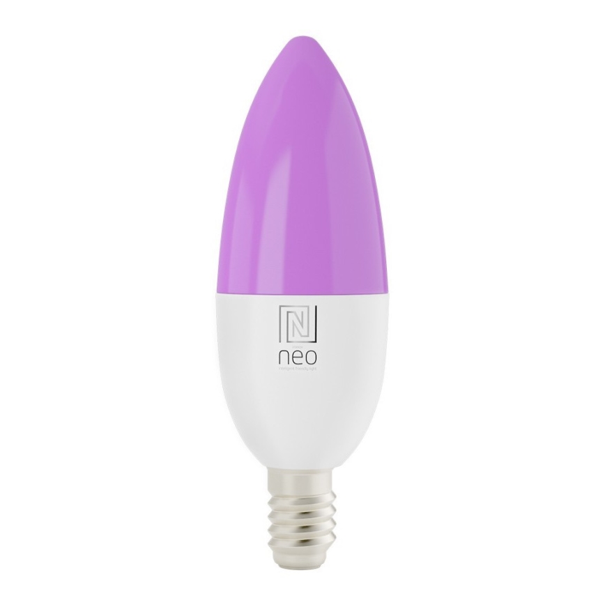 Immax NEO 07716L - LED RGB+CCT Żarówka ściemnialna E14/5,5W/230V 2700K Wi-Fi Tuya