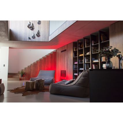 Immax NEO 07724CDO - Zestaw 3x ściemnianych żarówek LED RGB+CCT GU10/4,8W/230V 2700-6500K Wi-Fi Tuya + pilot zdalnego sterowania