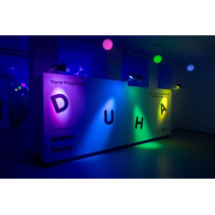 Immax NEO 07724CDO - Zestaw 3x ściemnianych żarówek LED RGB+CCT GU10/4,8W/230V 2700-6500K Wi-Fi Tuya + pilot zdalnego sterowania