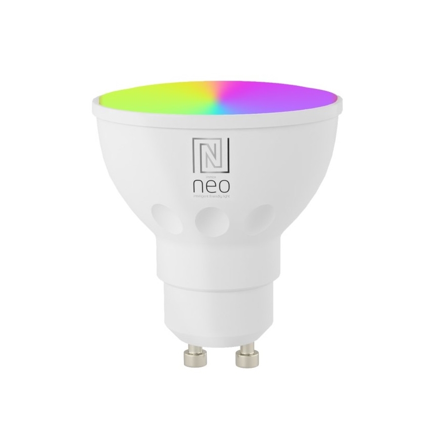 Immax NEO 07724CDO - ZESTAW 3x LED RGB+CCT Żarówka ściemnialna GU10/6W/230V 2700-6500K Wi-Fi Tuya + pilot zdalnego sterowania