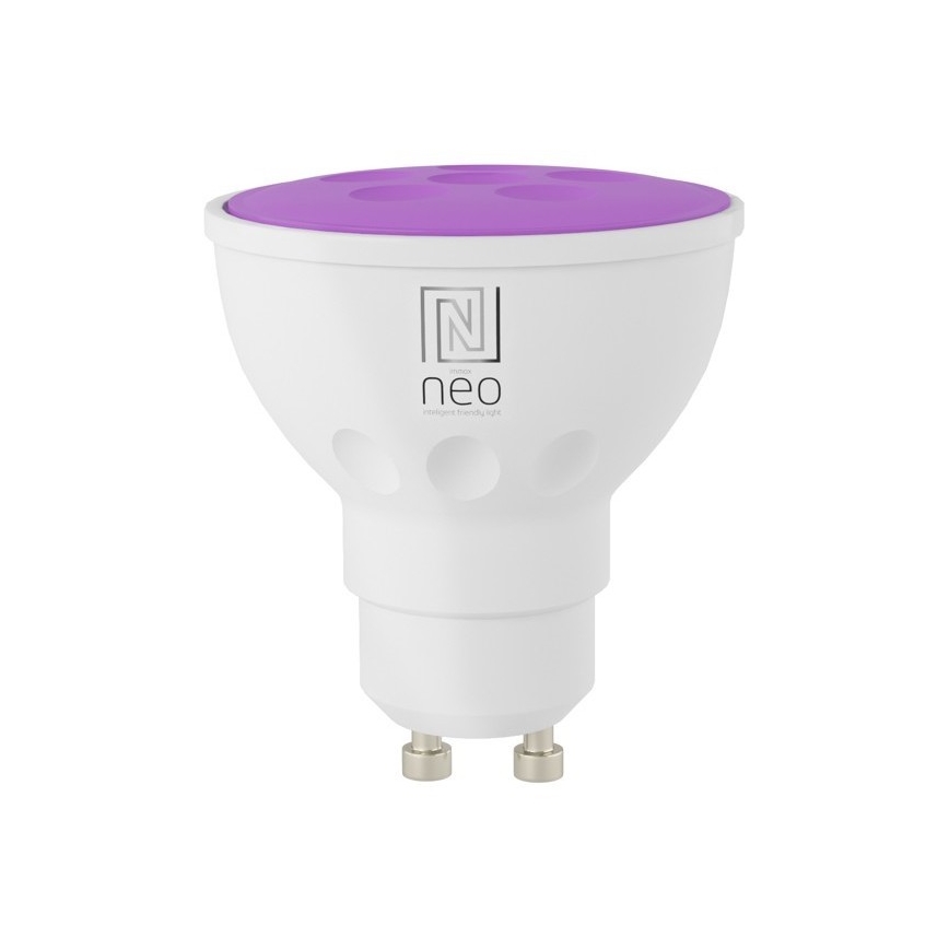 Immax NEO 07724CDO - ZESTAW 3x LED RGB+CCT Żarówka ściemnialna GU10/6W/230V 2700-6500K Wi-Fi Tuya + pilot zdalnego sterowania