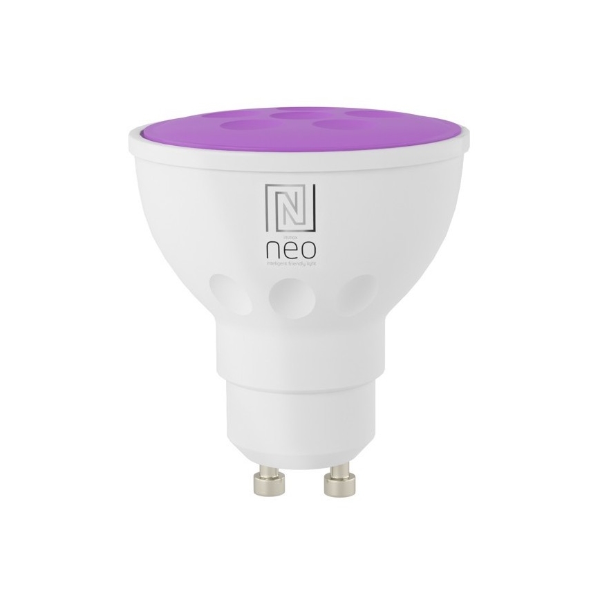 Immax NEO 07724L - LED RGB+CCT Żarówka ściemnialna GU10/4,8W/230V 2700K Wi-Fi Tuya