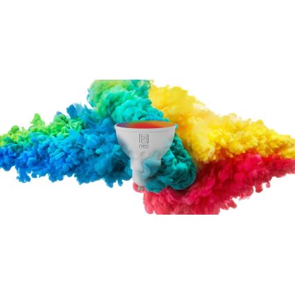 Immax NEO 07724L - LED RGB+CCT Żarówka ściemnialna GU10/4,8W/230V 2700K Wi-Fi Tuya