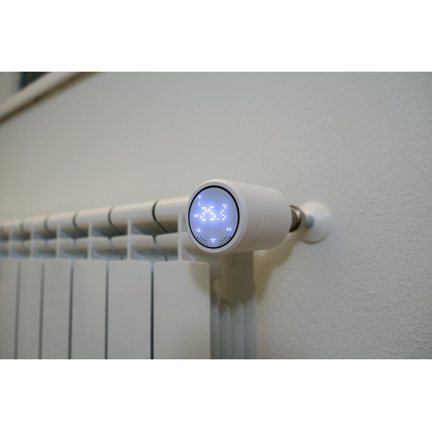 Immax NEO 07732C-SET 4x Głowica termostatyczna + BRIDGE PRO v3 2xAA/3V Wi-Fi Tuya