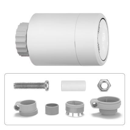 Immax NEO 07732C-SET 4x Głowica termostatyczna + BRIDGE PRO v3 2xAA/3V Wi-Fi Tuya