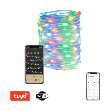 Immax NEO 07735L - LED RGB Ściemnialna listwa zewnętrzna NEO LITE LED/7,2W/230V 10 m IP44 Wi-Fi Tuya