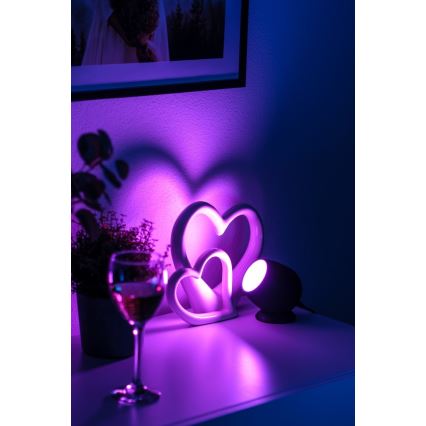 Immax NEO 07739L - LED RGB+CCT Ściemnialna lampa stołowa ATMOSPHERE LED/3W/5V Wi-Fi Tuya