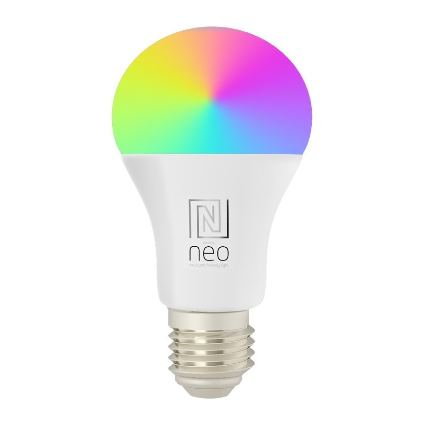 Immax NEO 07743L - LED RGB+CCT ściemnialna żarówka E27/11W/230V 2700-6500K Tuya