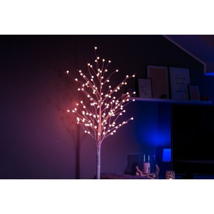 Immax NEO 07750L - LED RGB+CW Ściemnialna zewnętrzna dekoracja bożonarodzeniowa  NEO LITE LED/7,2W/230V 1,8m IP44 Wi-Fi Tuya drzewo