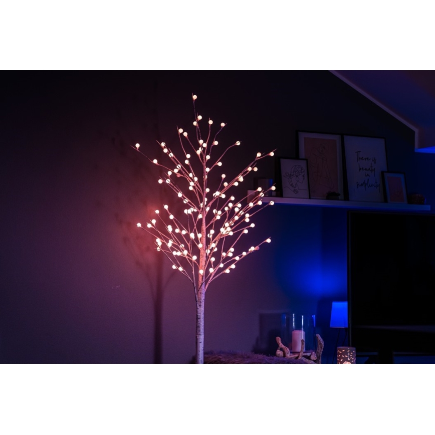 Immax NEO 07750L - LED RGB+CW Ściemnialna zewnętrzna dekoracja bożonarodzeniowa  NEO LITE LED/7,2W/230V 1,8m IP44 Wi-Fi Tuya drzewo