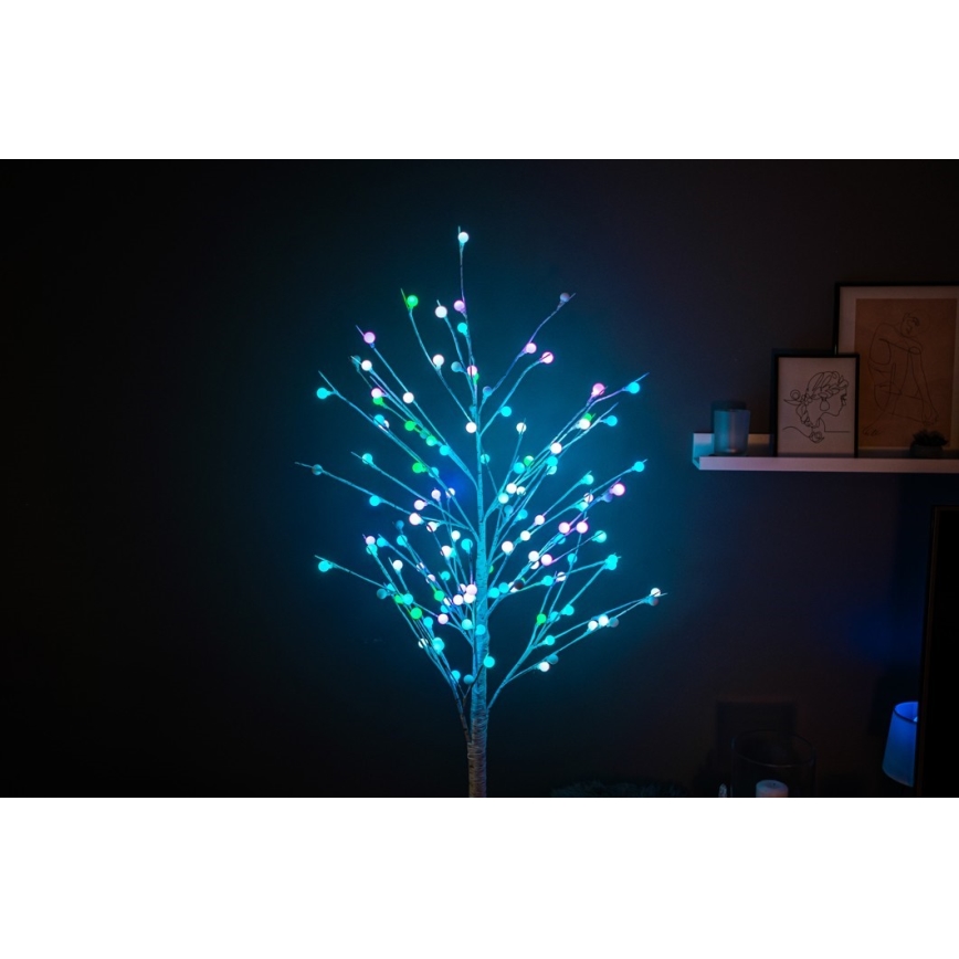 Immax NEO 07750L - LED RGB+CW Ściemnialna zewnętrzna dekoracja bożonarodzeniowa  NEO LITE LED/7,2W/230V 1,8m IP44 Wi-Fi Tuya drzewo