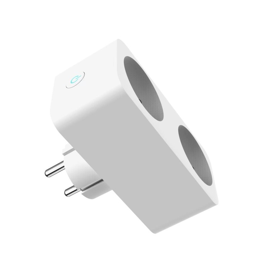 Immax NEO 07751L - Rozgałęźnik gniazdkowy NEO LITE 2x16A/230V Wi-Fi Tuya
