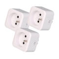 Immax NEO 07786C - ZESTAW 3x inteligentnych gniazdek NEO LITE 3680W/230V/16A Tuya