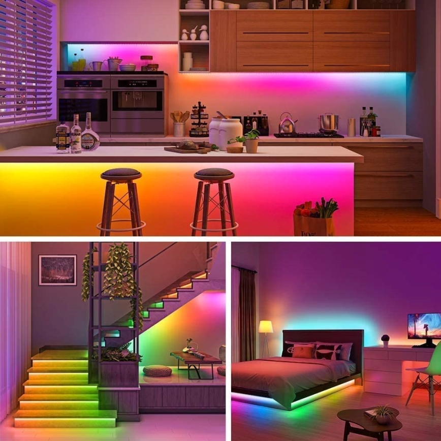 Immax NEO 07790L - LED RGB+CCT Taśma ściemnialna NEO SMART LED/15W/230V 3m IP65 Wi-Fi Tuya